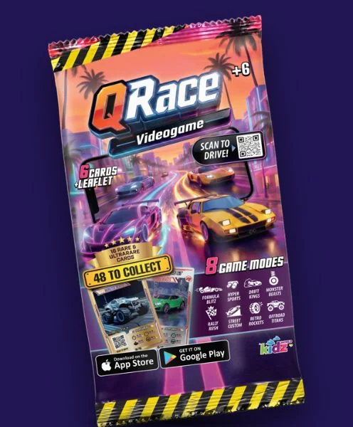 QRace Videogame 6 Cards pack